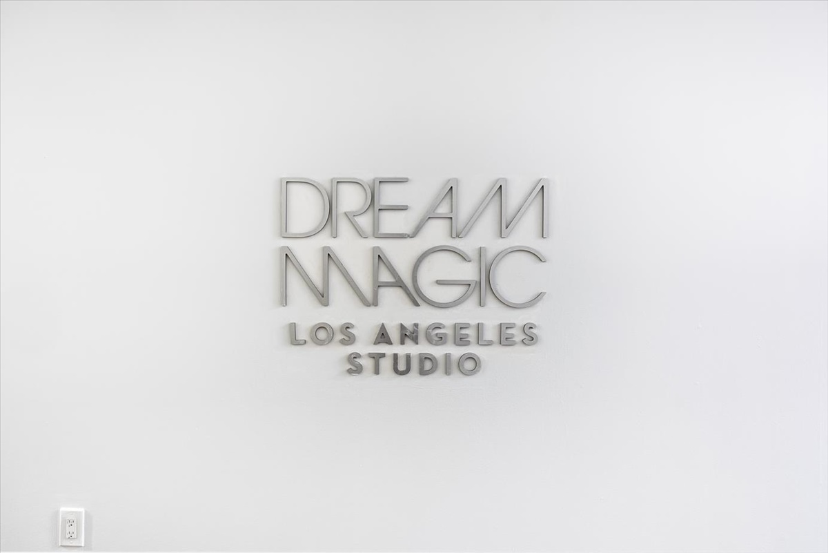 Dream Magic Studios logo wall